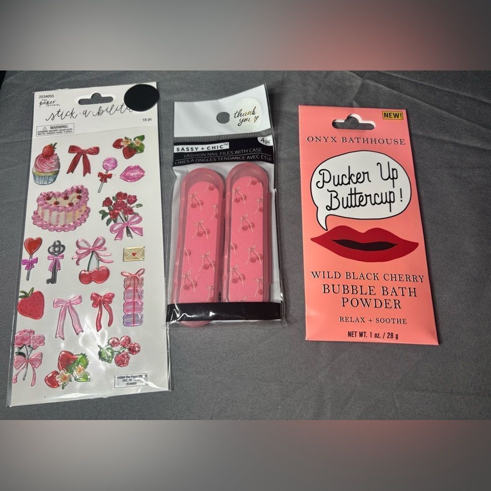 3 pc New Cherry Pucker Up Buttercup Bundle NWT